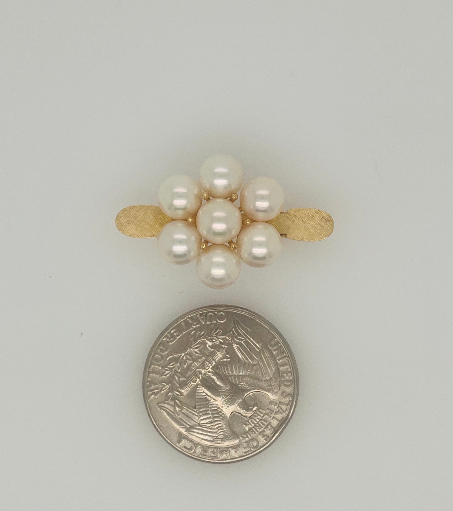 Vintage 14K Tie Collar Clip or Pearl Necklace shortener