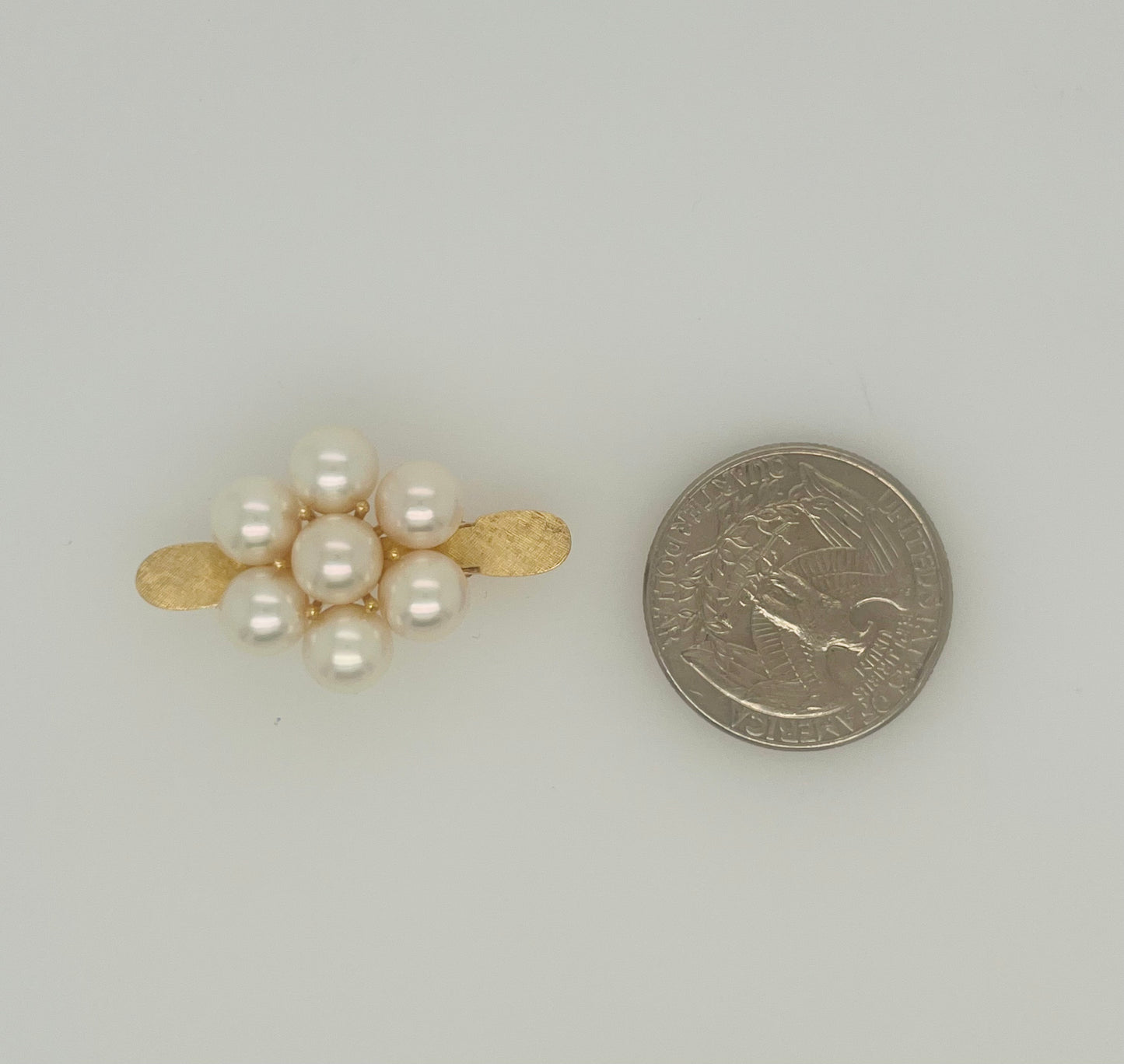 Vintage 14K Tie Collar Clip or Pearl Necklace shortener