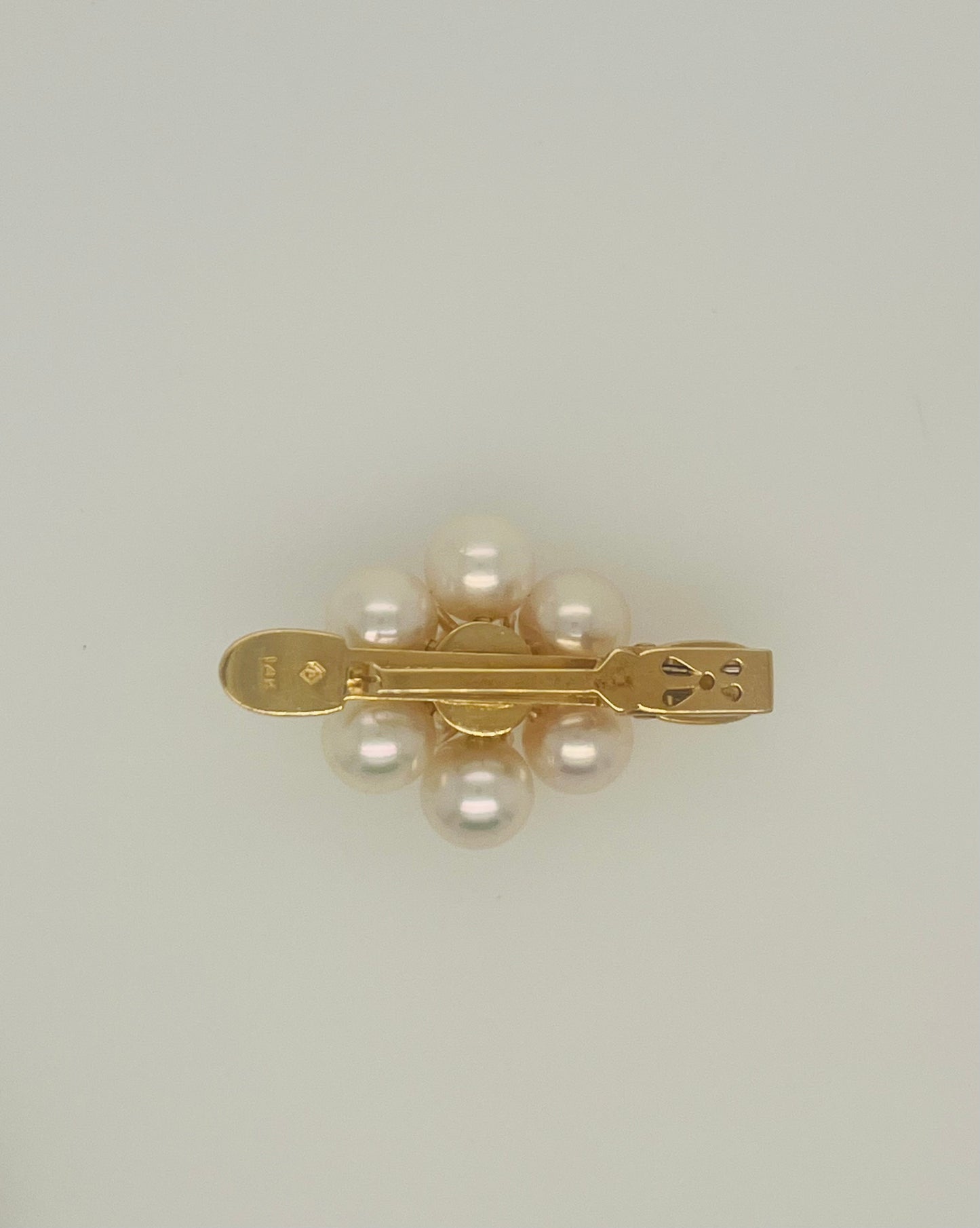 Vintage 14K Tie Collar Clip or Pearl Necklace shortener