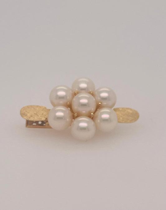 Vintage 14K Tie Collar Clip or Pearl Necklace shortener