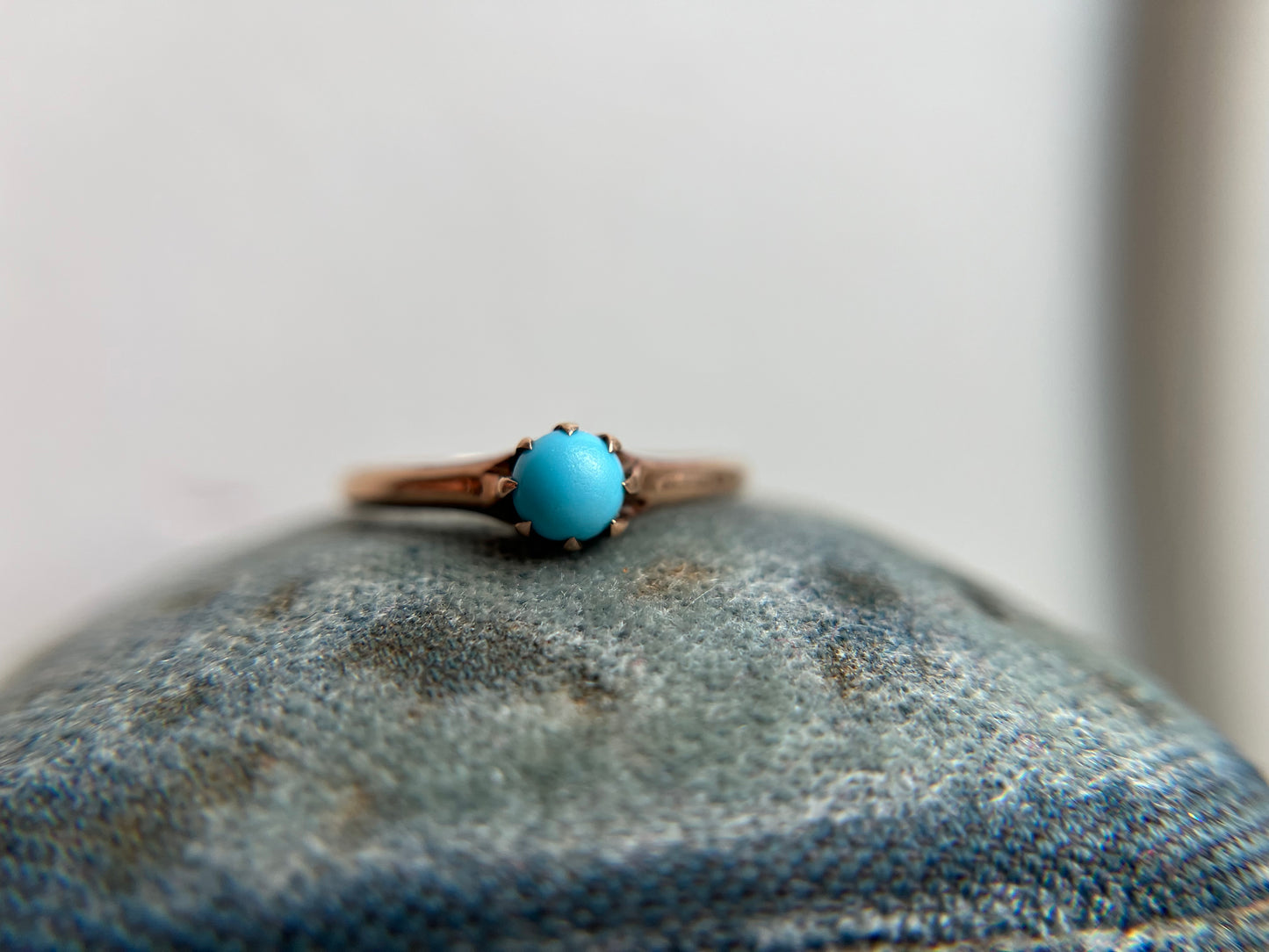 Antique Belcher Setting Turquoise Ring
