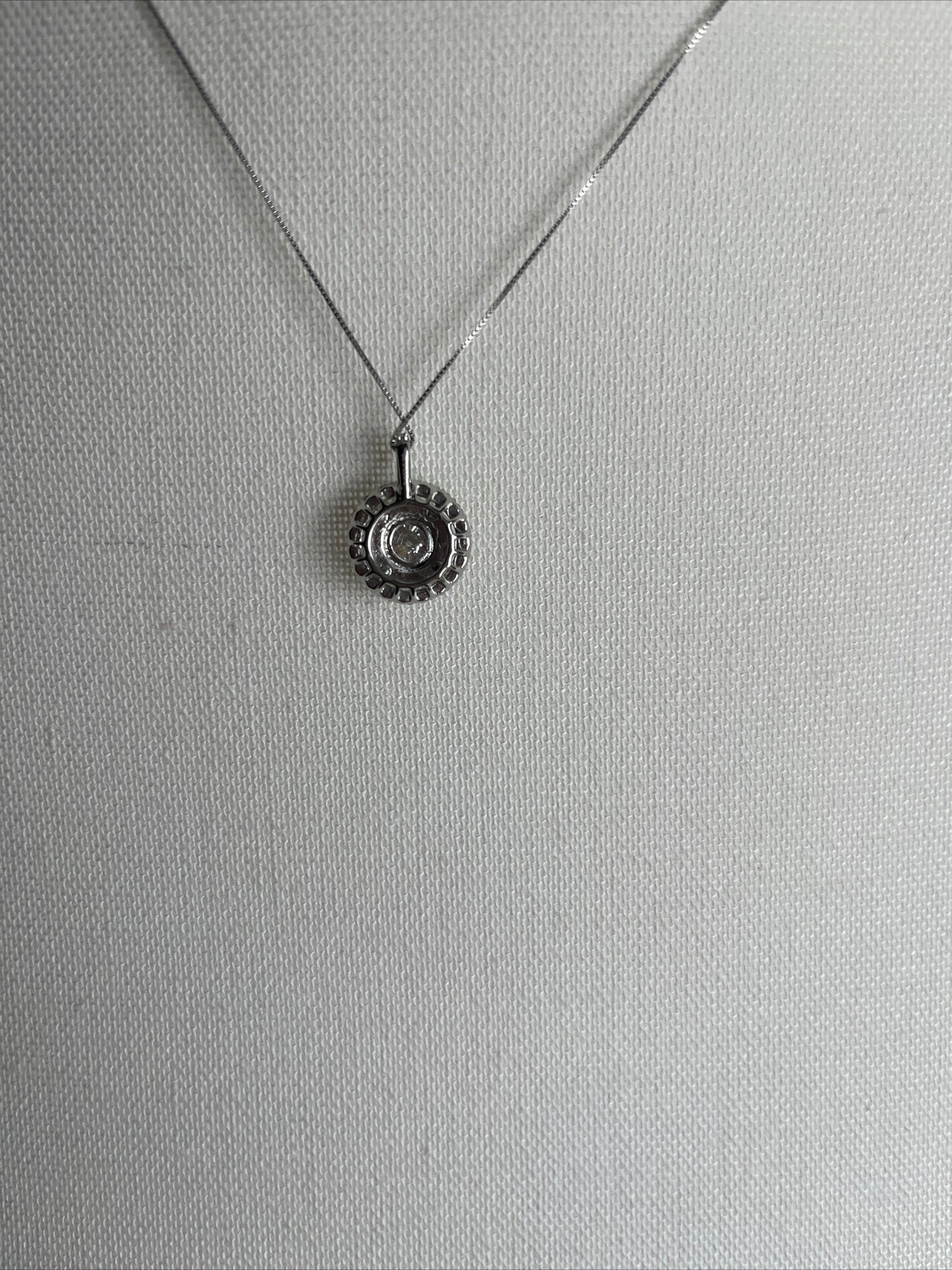 1.33 Platinum Diamond Solitaire Necklace
