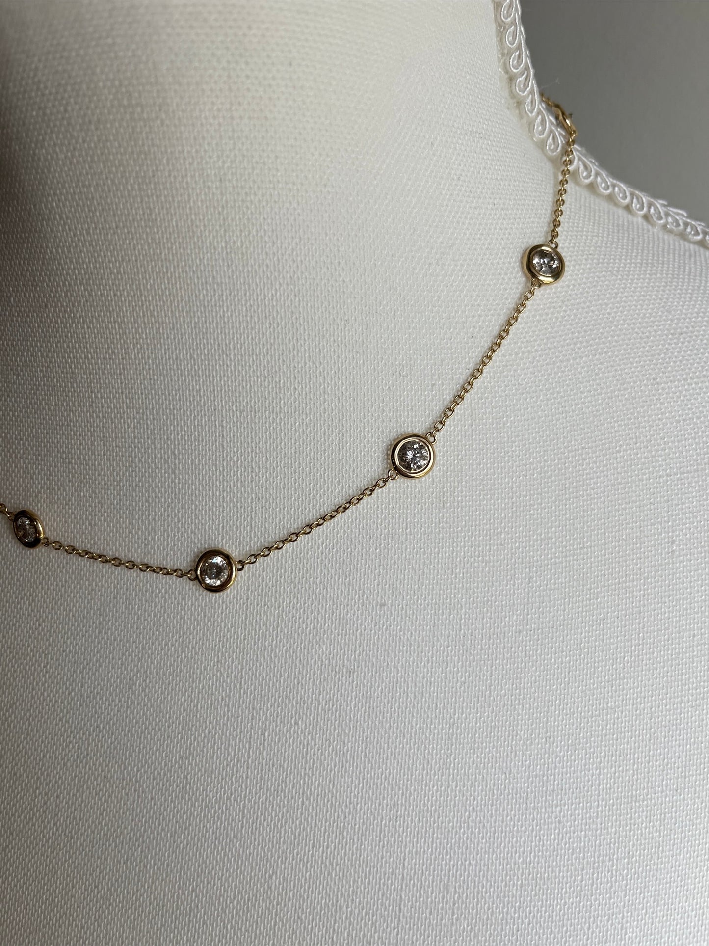 3.65ct 14k YG Diamonds by the Yard