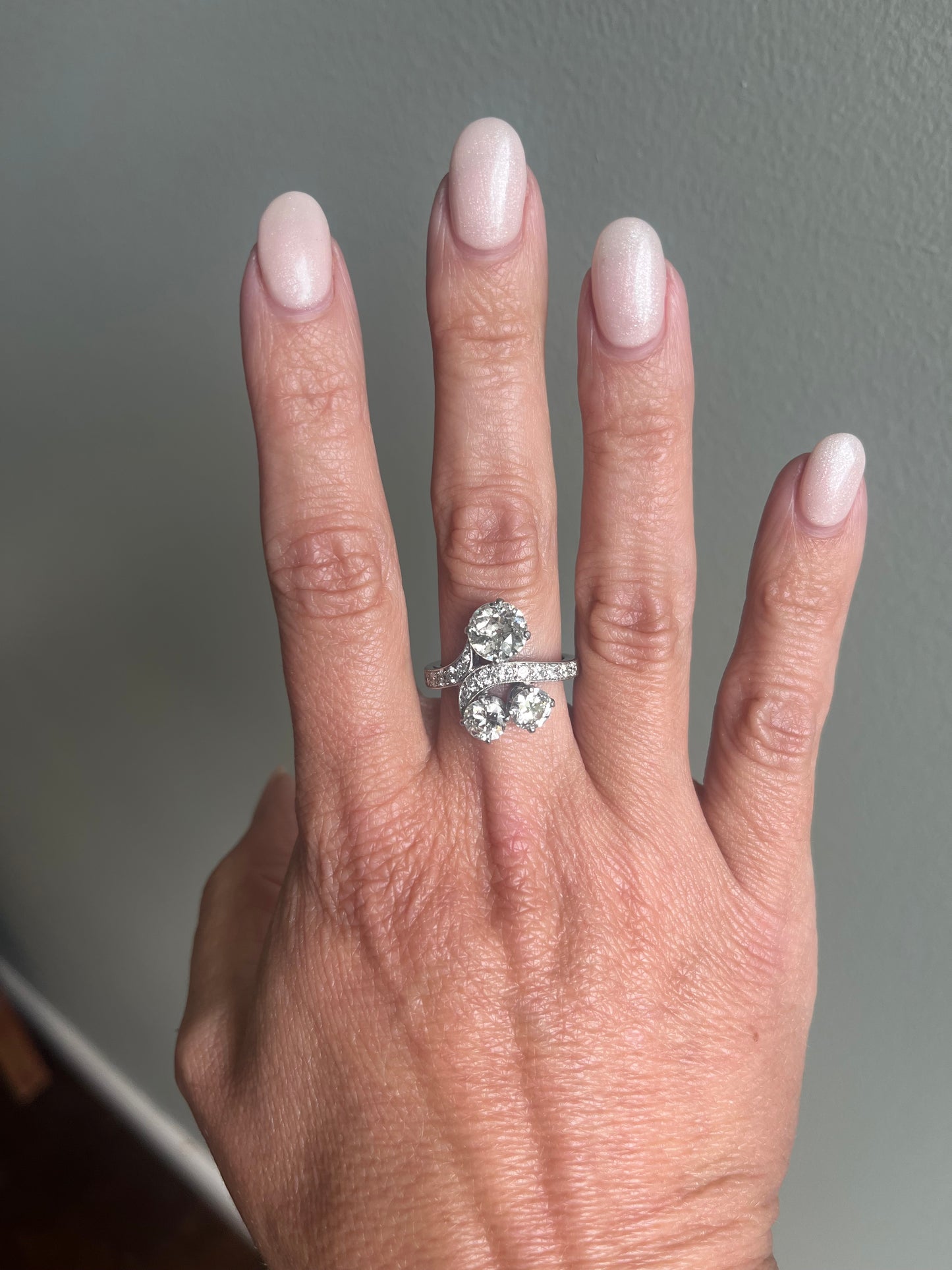 Edwardian Old European Cut Diamond Ring - Reserved