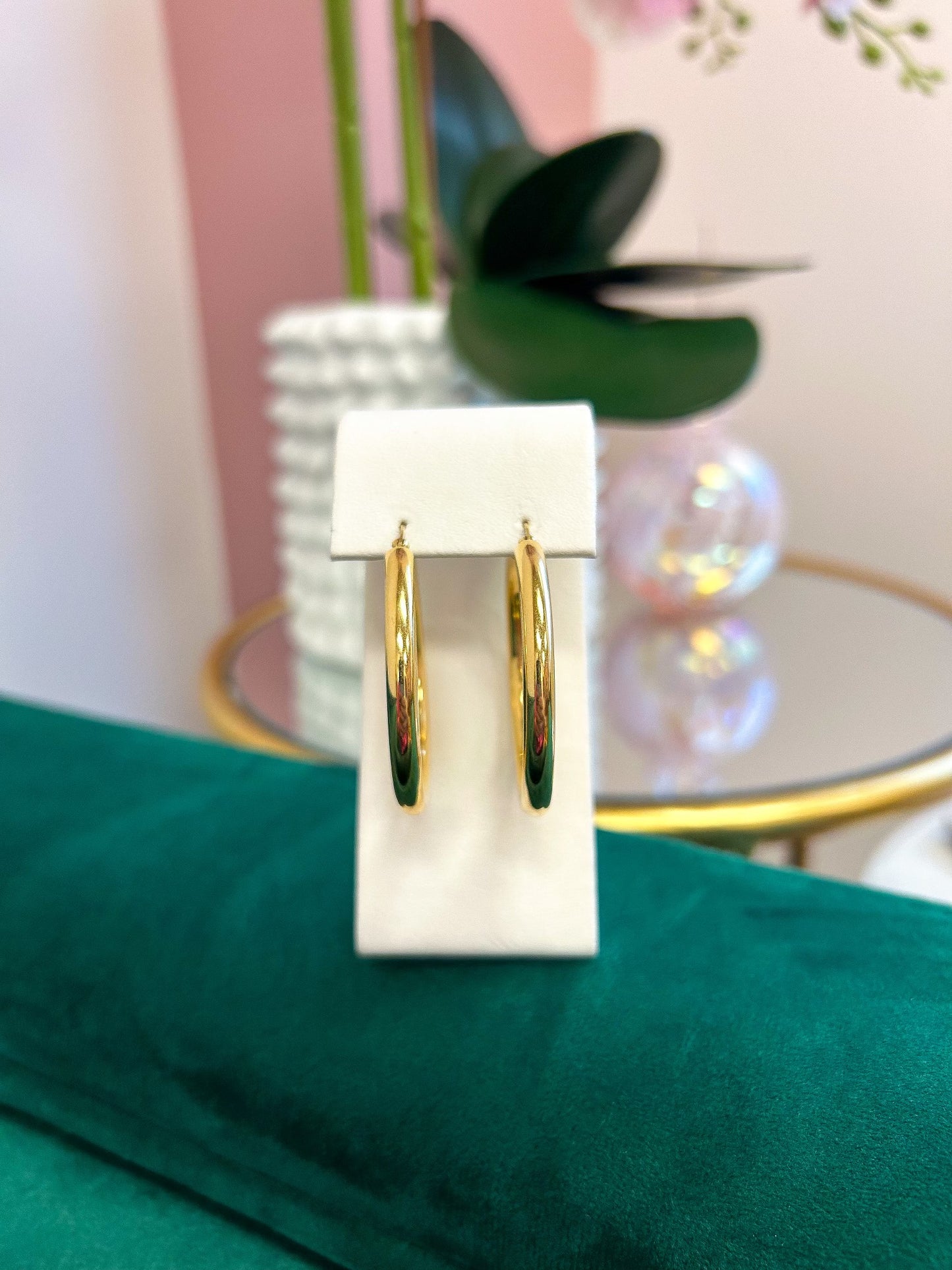 14K Gold Hoops