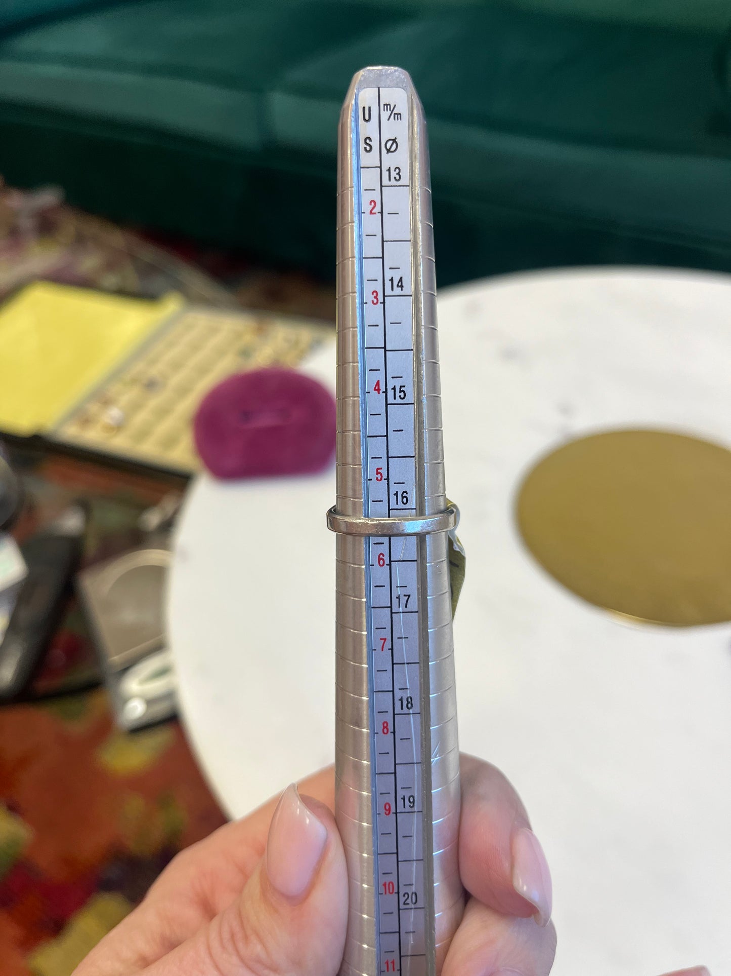 Platinum Black Opal and Diamond Ring