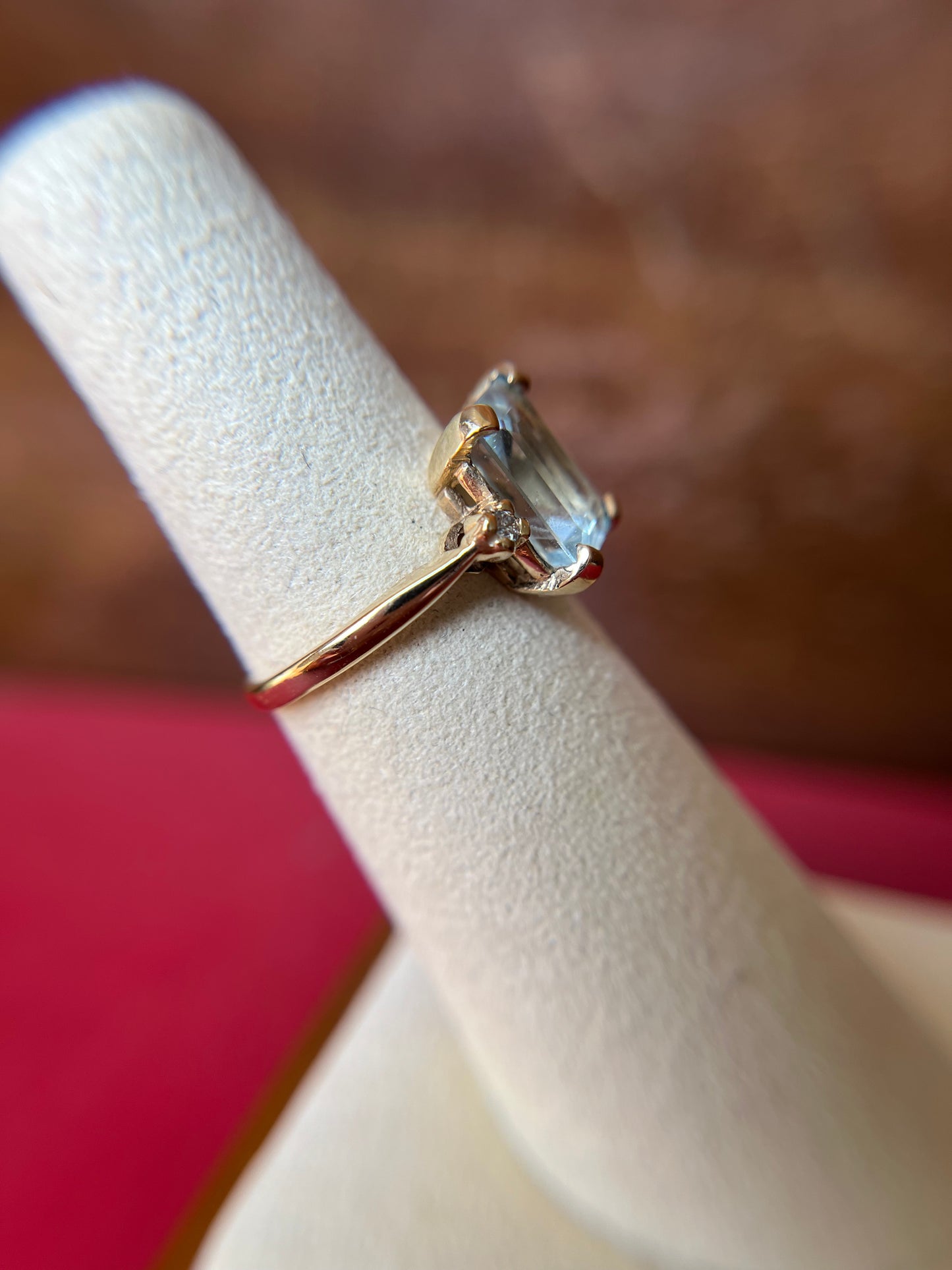 Timeless Aquamarine and Diamond Ring