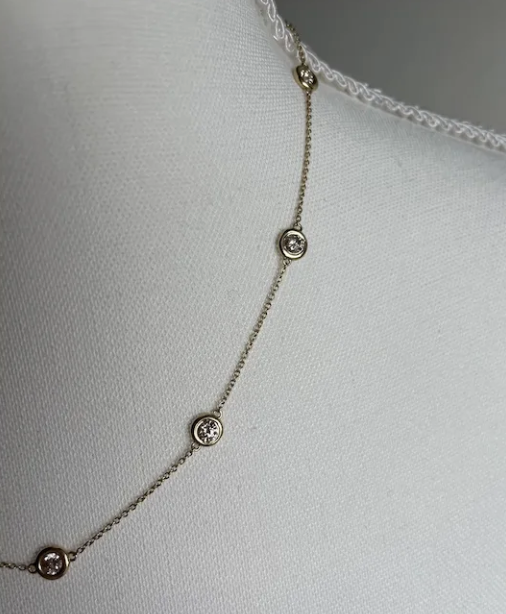 14k Yellow Gold 2.20 Ctw Natural Diamonds By The Yard