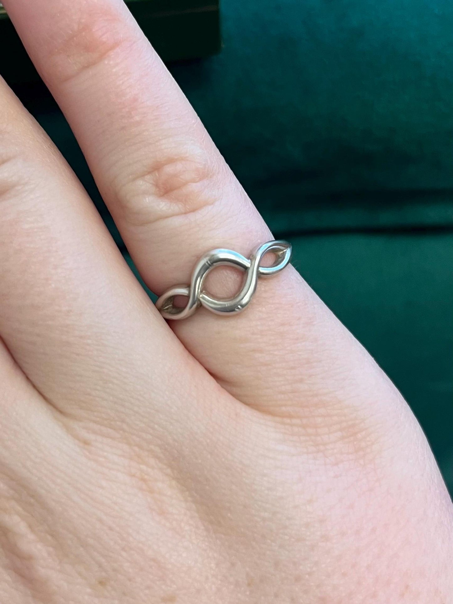 Sterling Silver Infinity ring 925