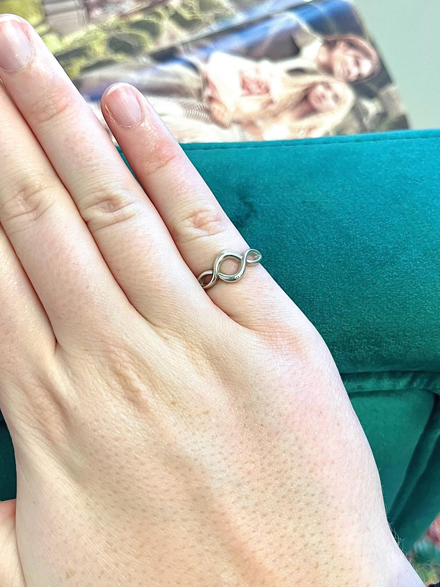Sterling Silver Infinity ring 925