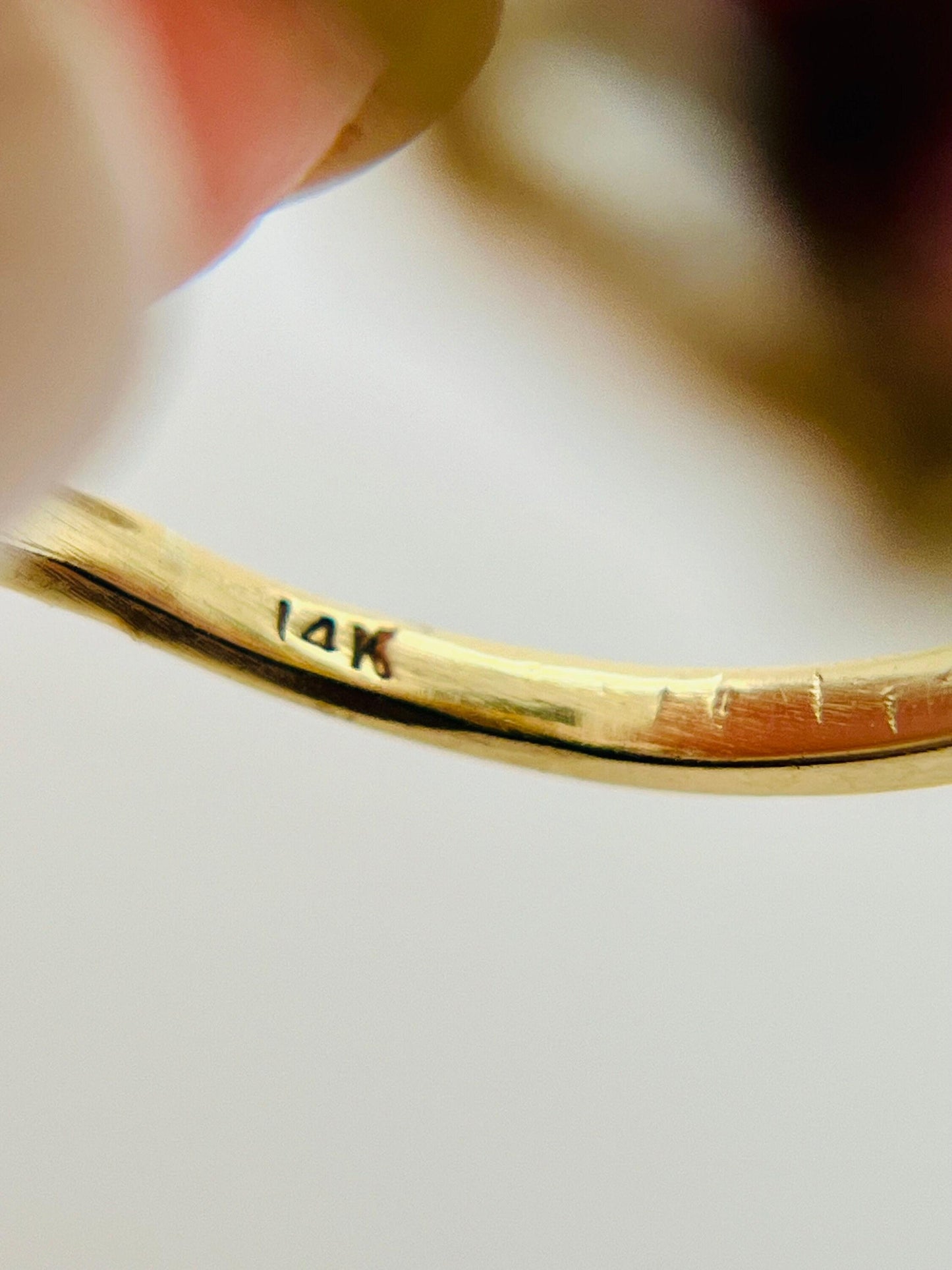 Vintage Pear Opal and Pink Tourmaline 14k Yellow Gold Ring