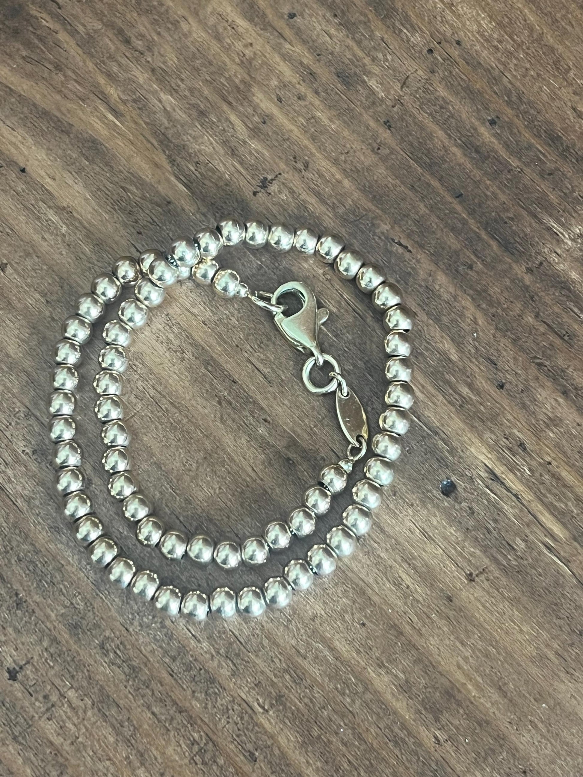 14k Ball Bead Bracelet VINTAGE ESTATE