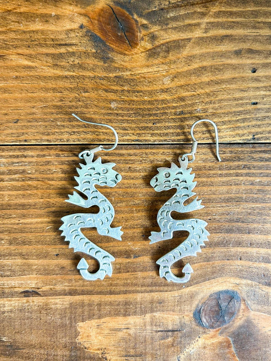 Dragon Dangle Mexico 925 Earrings