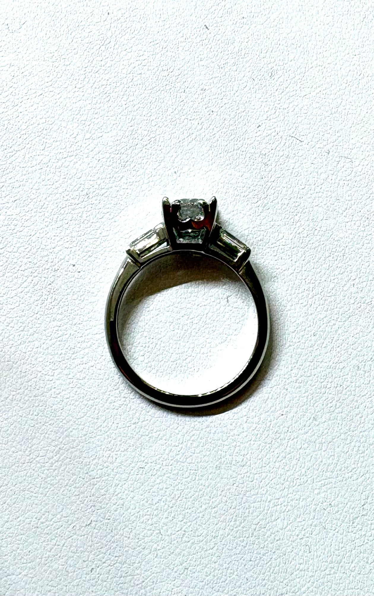Classic Vintage Platinum Diamond Engagement Ring