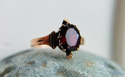 Antique Garnet Ring