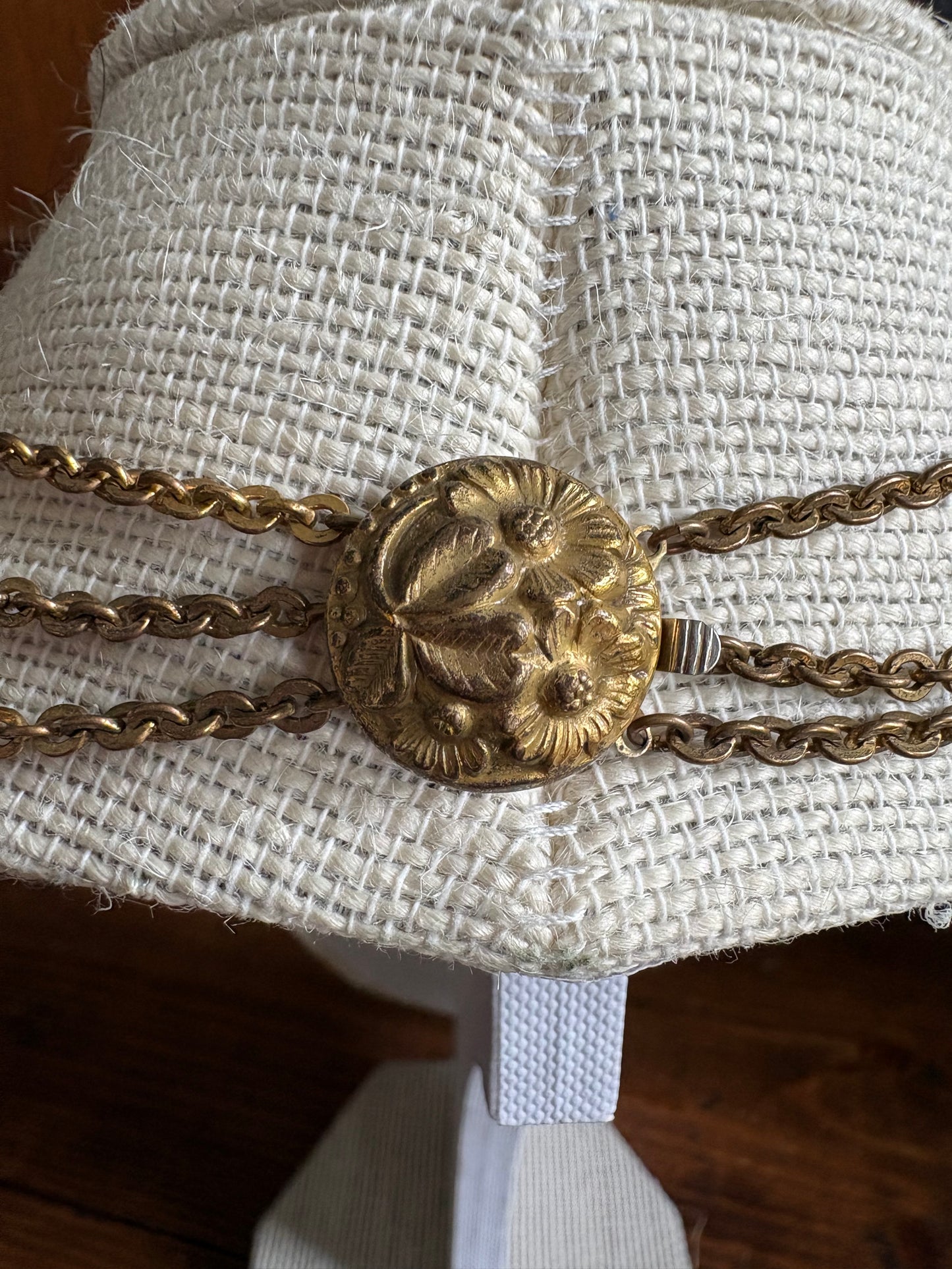 Vintage Flower Necklace