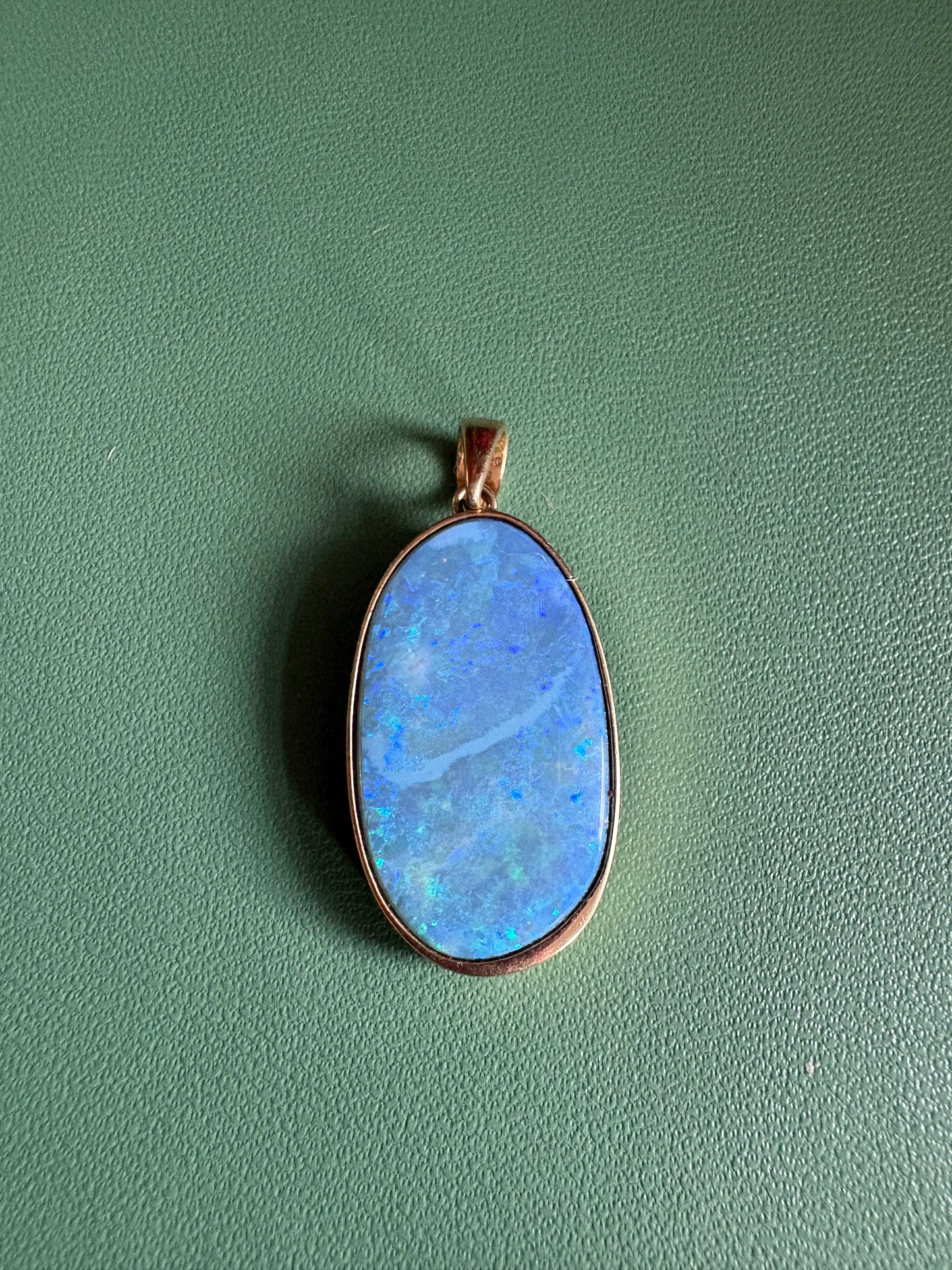 Gold Boulder Pendant