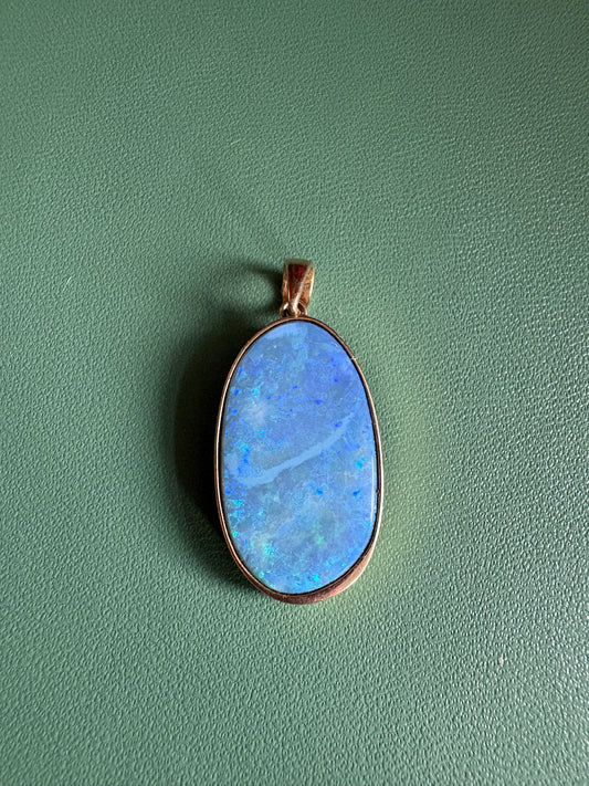 Gold Opal Pendant