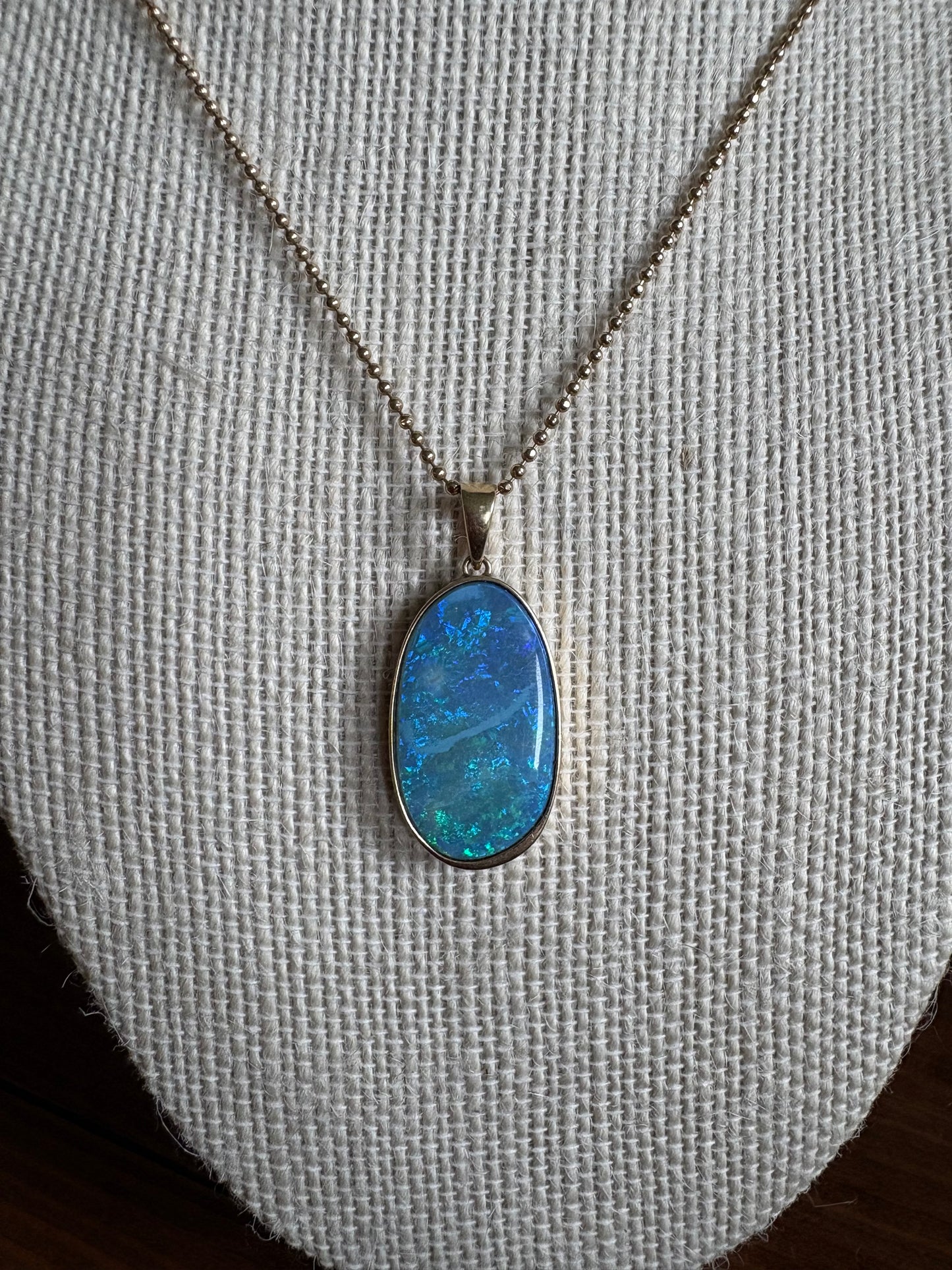 Gold Boulder Pendant