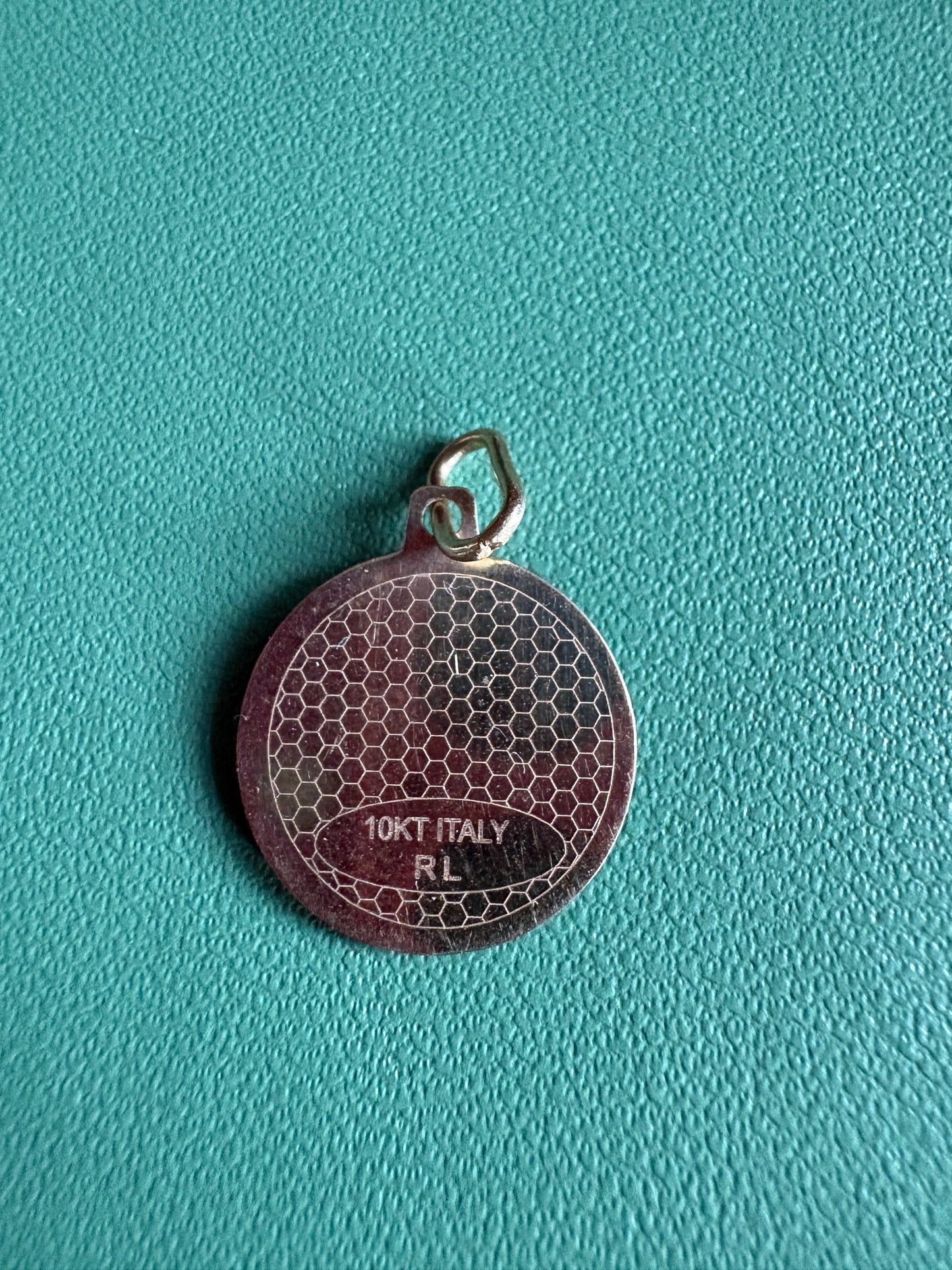 Enamel Portrait of Jesus Medal Pendant