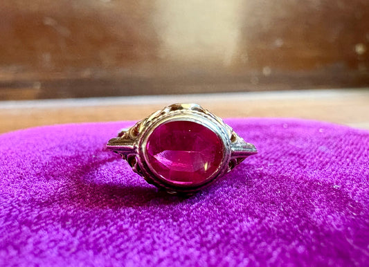 Vintage Ruby Statement Ring