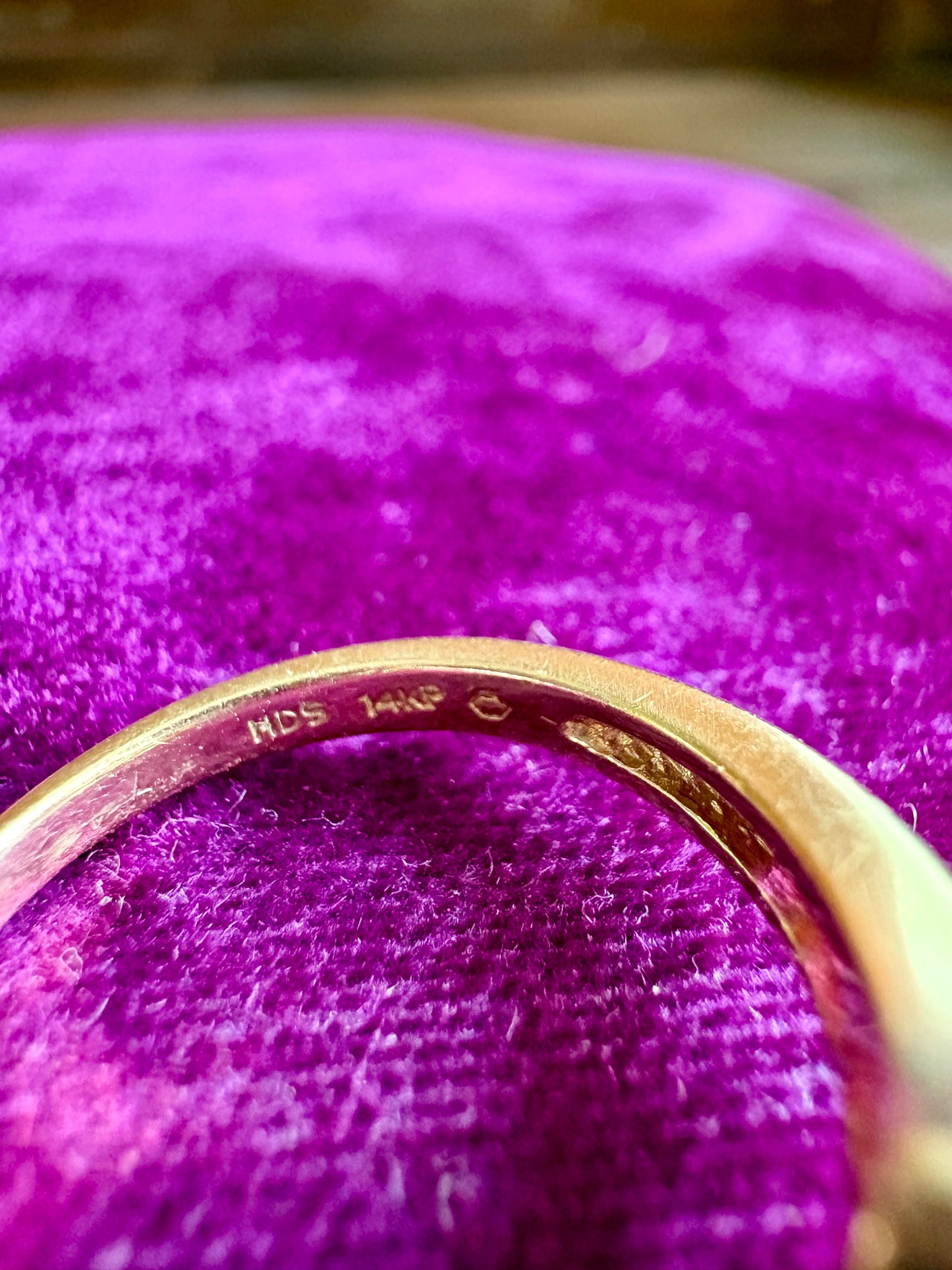 Elegant 14K Gold Diamond & Ruby Bypass Ring
