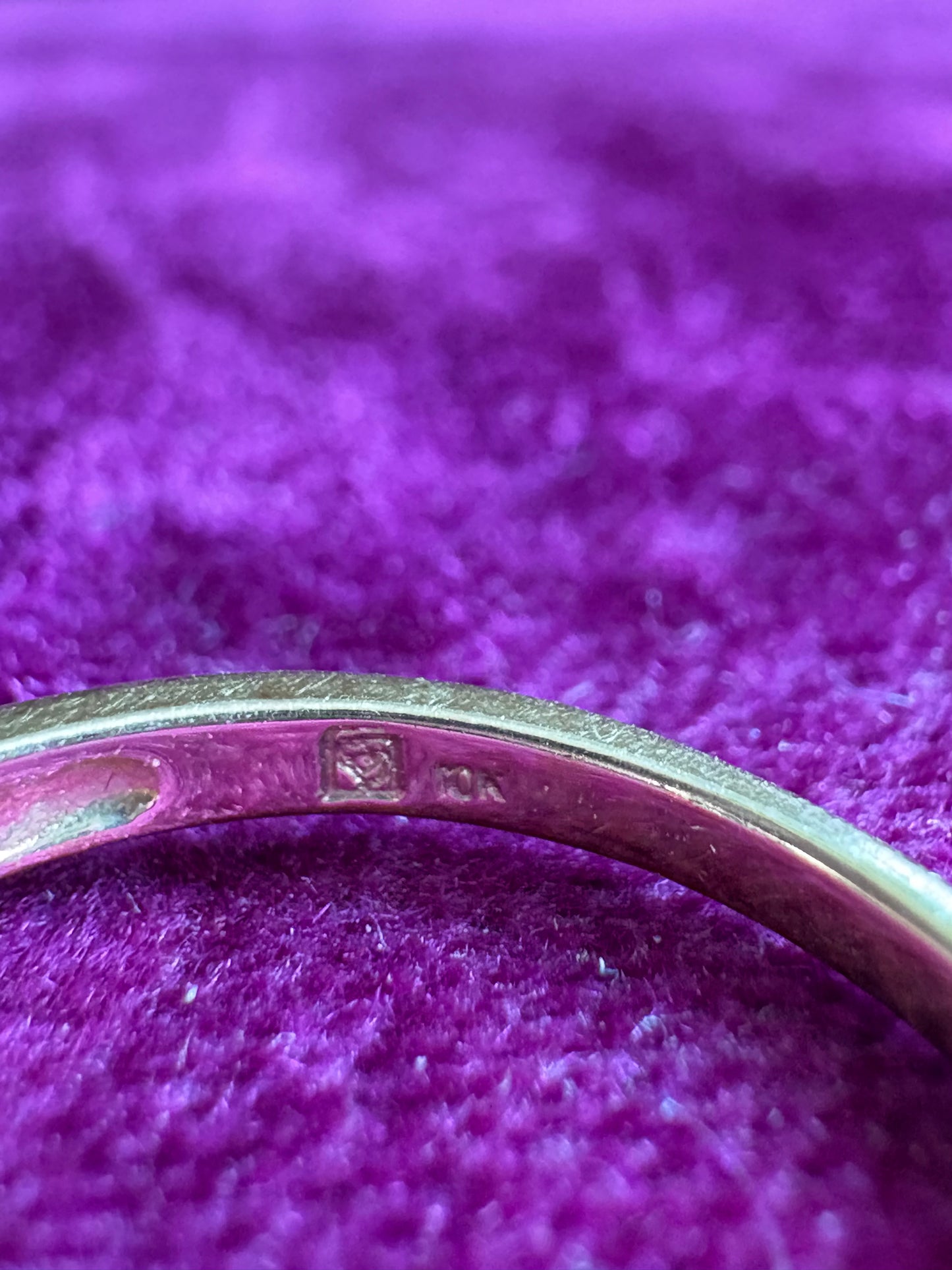 Trillion Synthetic Emerald 10K Yellow Gold Ring