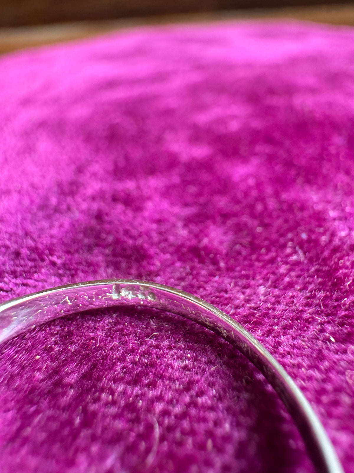 Vintage Filigree Synthetic Ruby 14K White Gold Ring