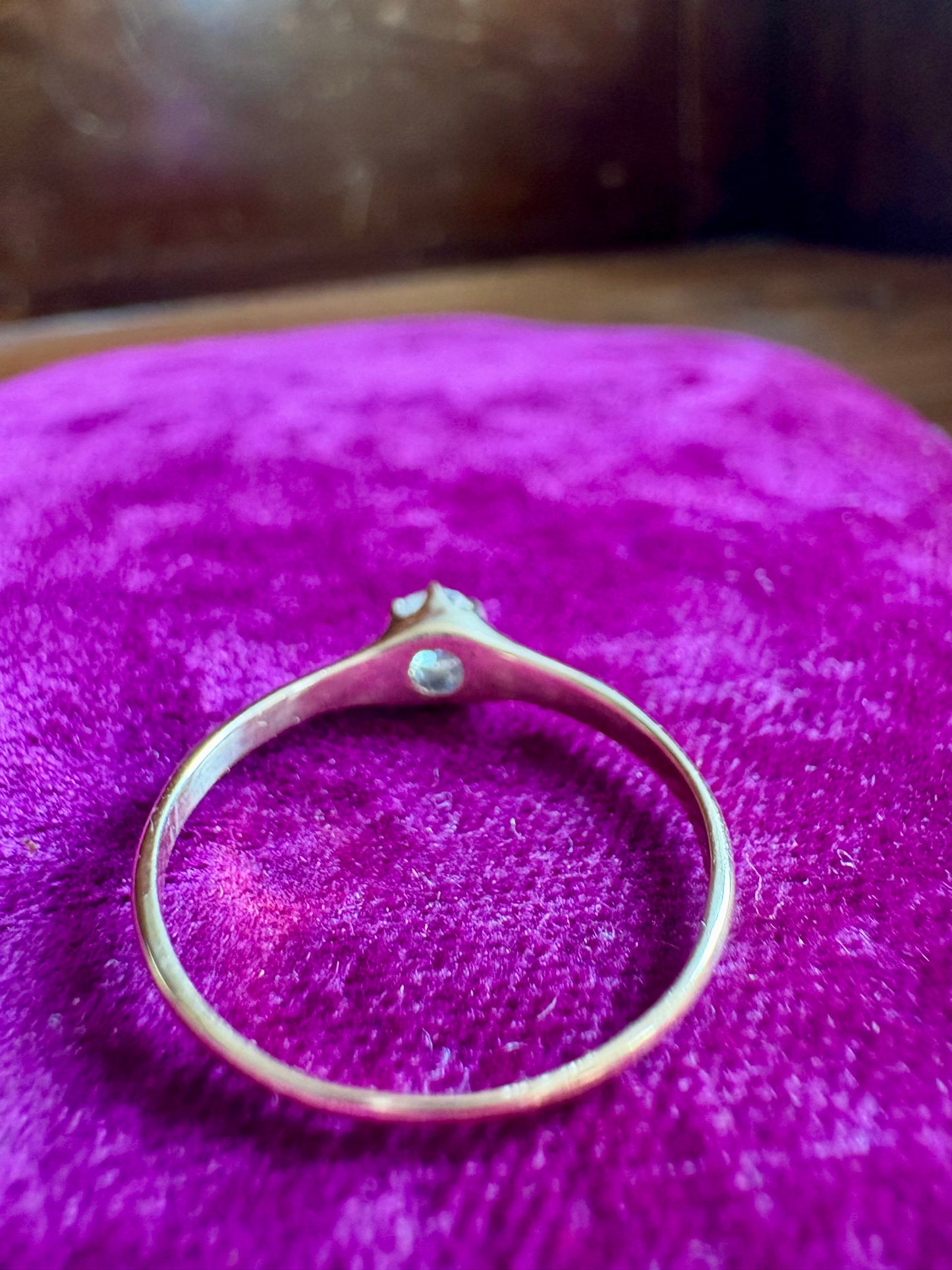 Natural Diamond 14K Yellow Gold Ring