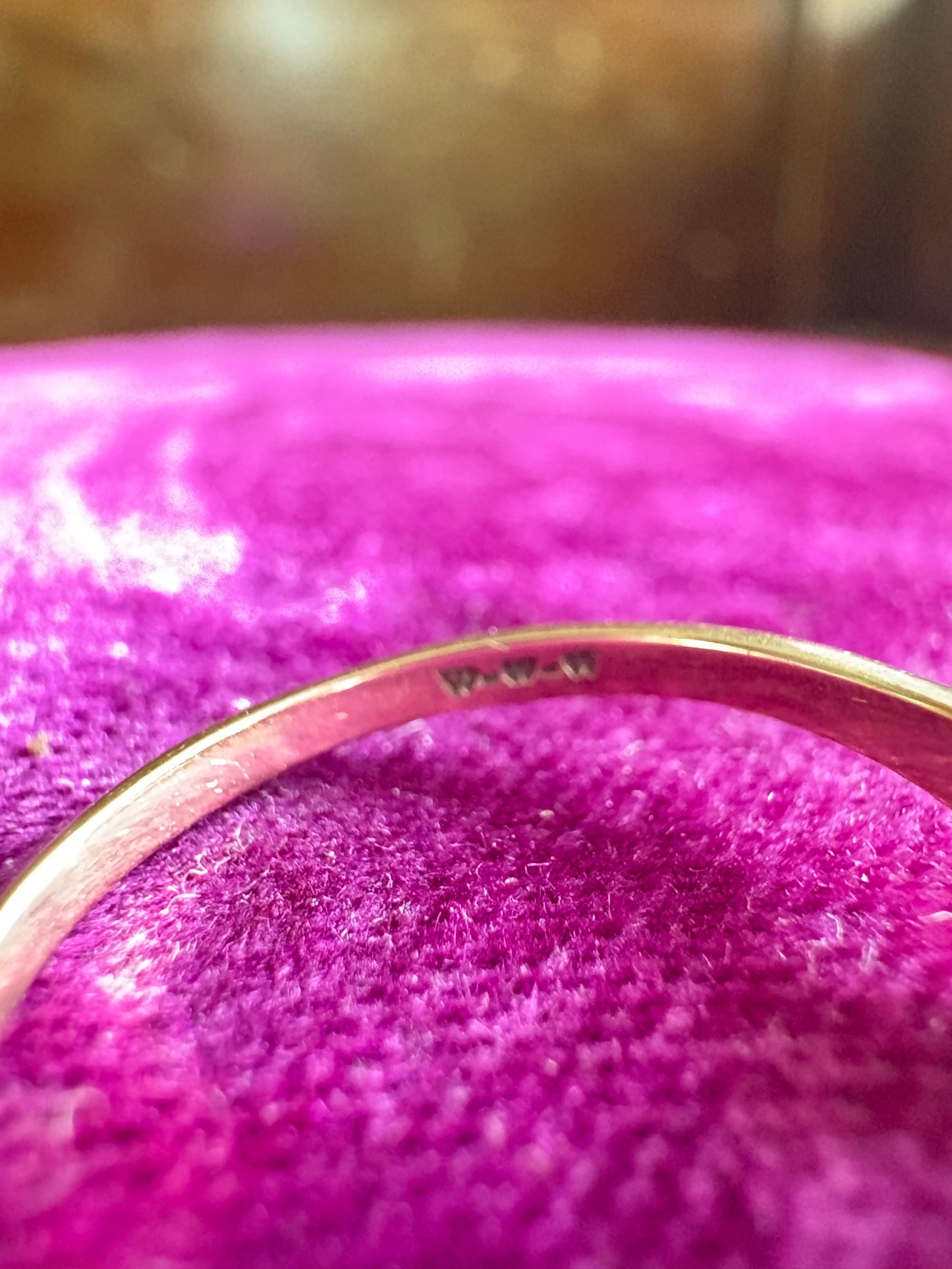 Vintage 14K Yellow Gold Synthetic Ruby Ring