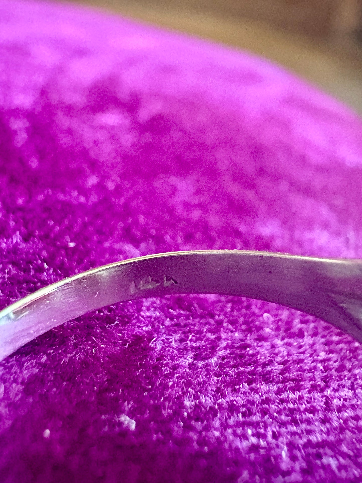 14K White Gold Ruby & Diamond Vintage Ring